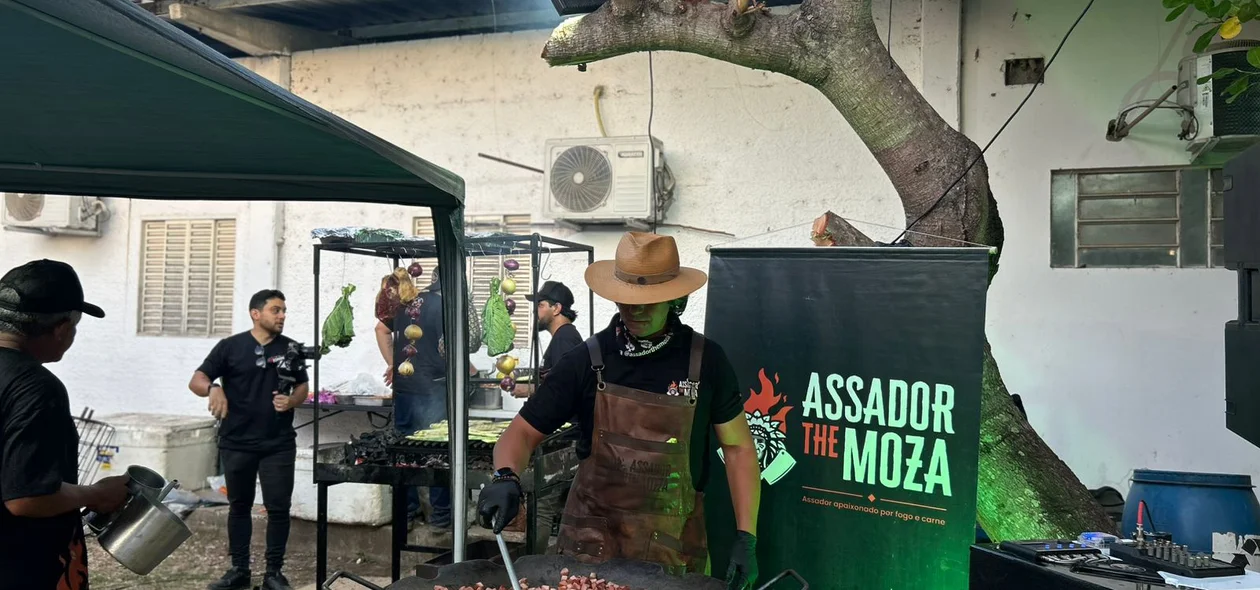 ServFaz promoveu churrasco na Expoapi