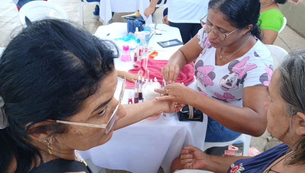 Serviços oferecidos durante a ação