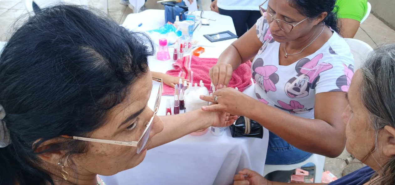 Serviços oferecidos durante a ação