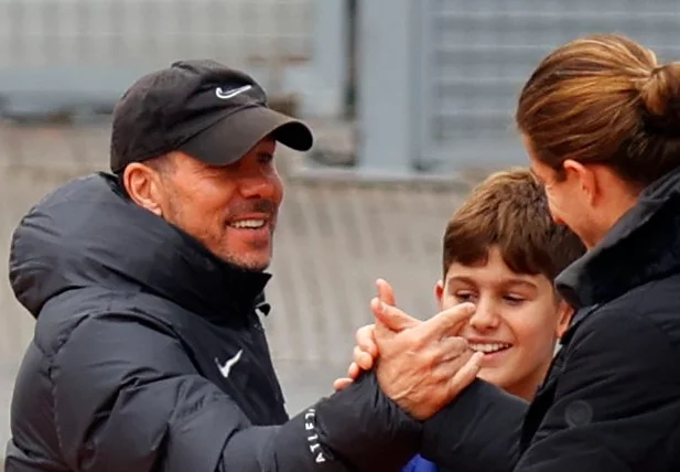 Simeone e Filipe Luís