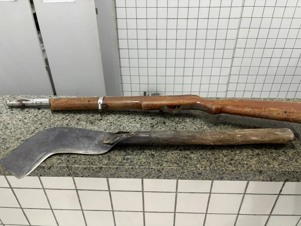 Suspeito tentou matar jovem com golpe de foice
