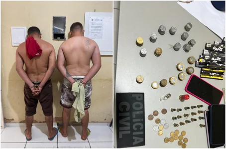 Suspeitos presos durante operação em Alto Longá