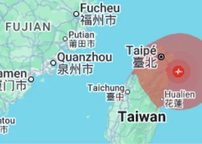 Terremoto no Taiwan