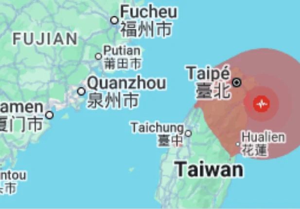Terremoto no Taiwan