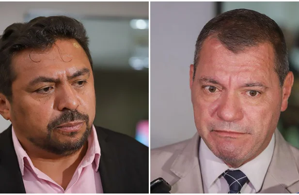 Vereadores João Pereira (PT) e Joaquim do Arroz (PT)