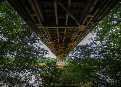A Ponte Metálica liga Teresina a Timon