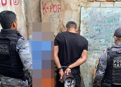 Acusado foi preso em uma borracharia