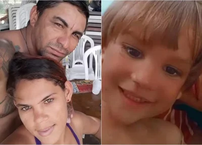 Antonio Lopes Severo e Giselda da Silva Andrade são acusados de matar criança de 2 anos