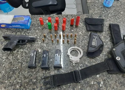 Arma de fogo apreendida com empresário preso em Timon