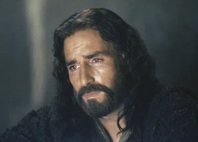 Ator Jim Caviezel interpretando Jesus em A Paixão de Cristo