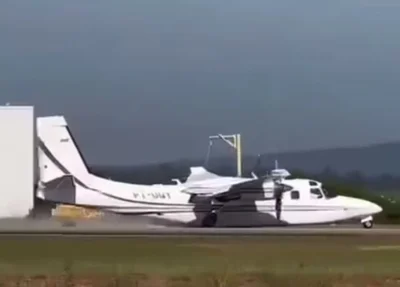 Avião faz pouso de barriga no Aeroporto de Sorocaba