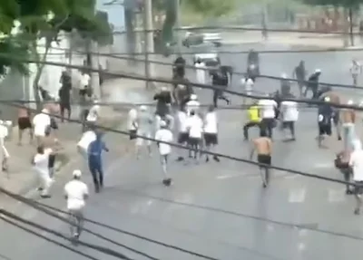 Briga entre torcedores do Atlético-MG e Cruzeiro deixou seis feridos
