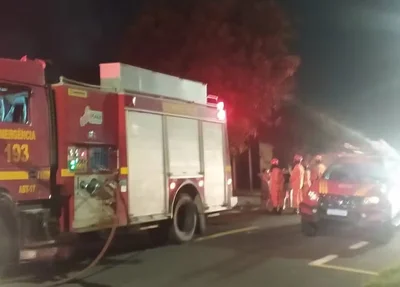 Corpo de Bombeiros controlou incêndio
