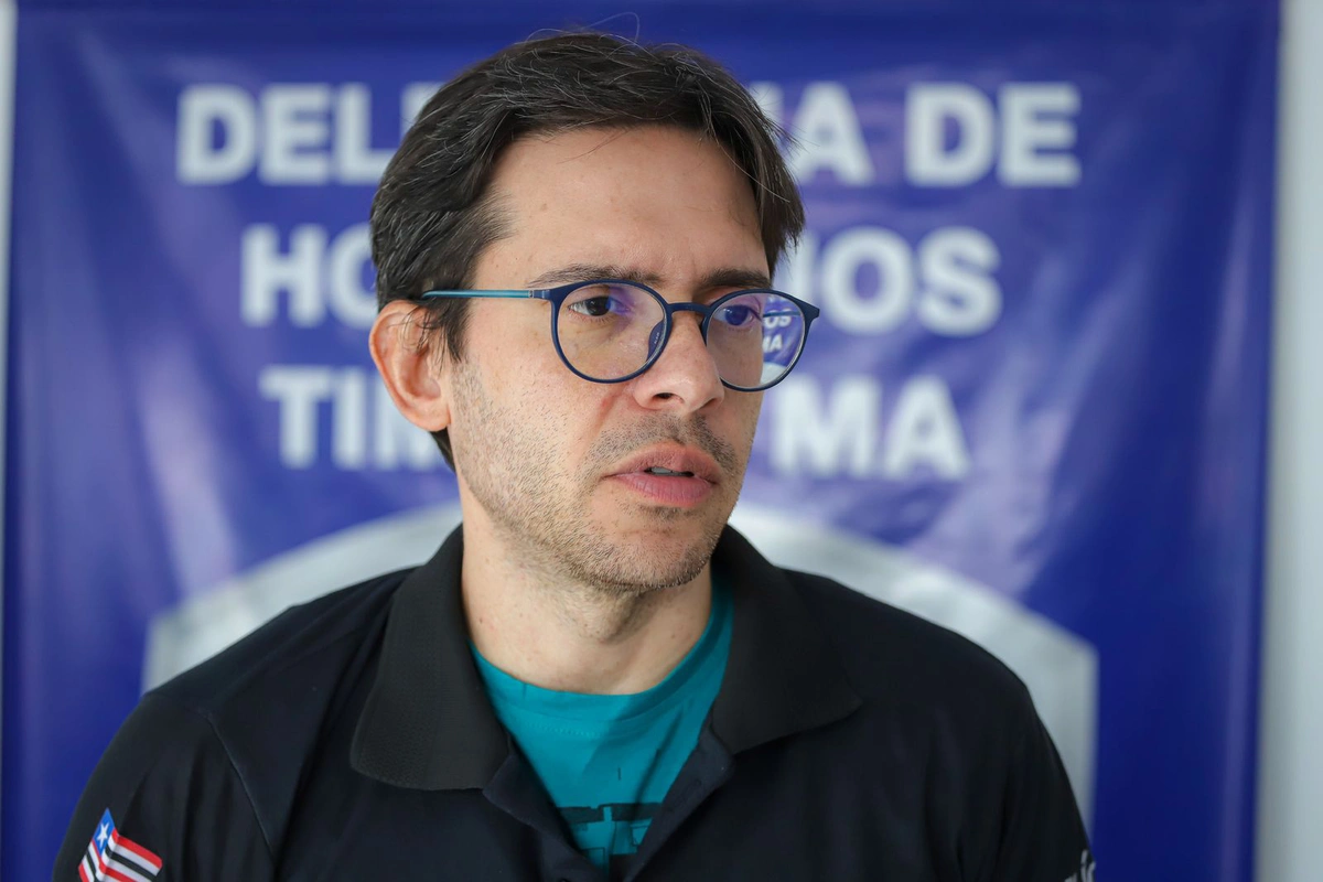 Delegado titular da Delegacia de Homicídios de Timon, Otávio Chaves