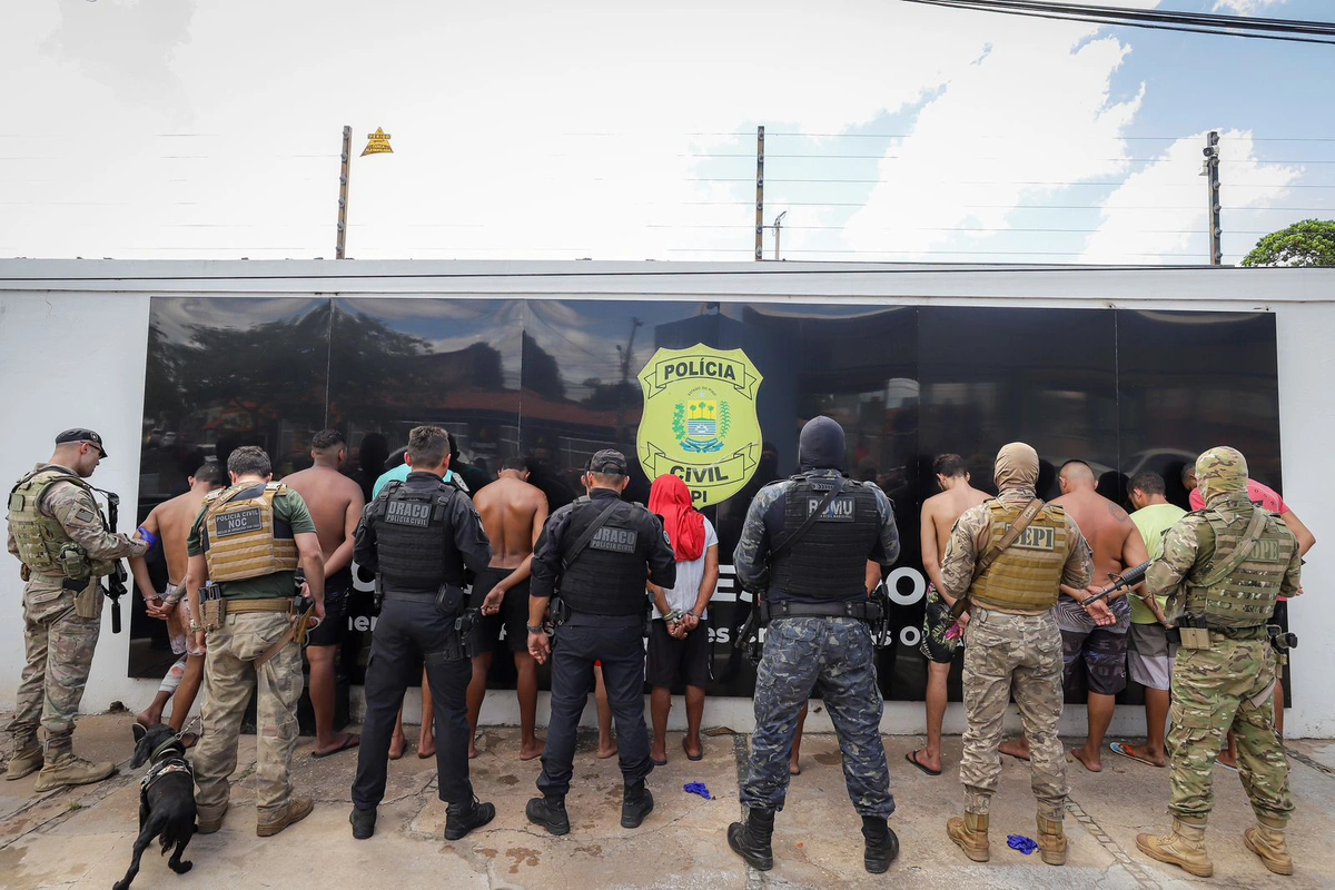 DRACO prendeu mais de dez membros do Comando Vermelho em Teresina