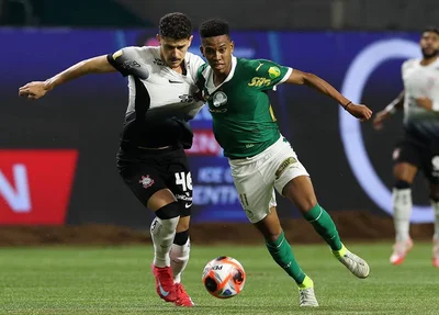 Duelo entre Palmeiras e Corinthians no Paulistão