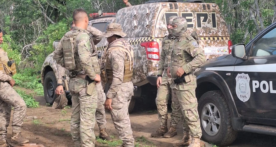 Equipes do BEPI e DRACO em São João da Serra