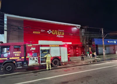 Farmácia atingida por princípio de incêndio em Teresina