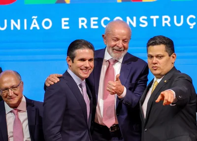 Geraldo Alckmin, Hugo Motta, Lula e Davi Alcolumbre