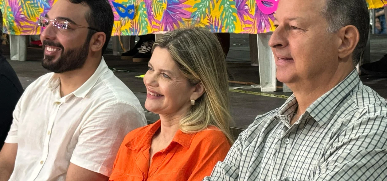 Gracinha Mão Santa acompanhada do prefeito de Parnaíba, Francisco Emanuel