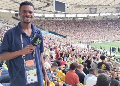 Igor Melo, repórter esportivo e administrador do site Informe Botafogo
