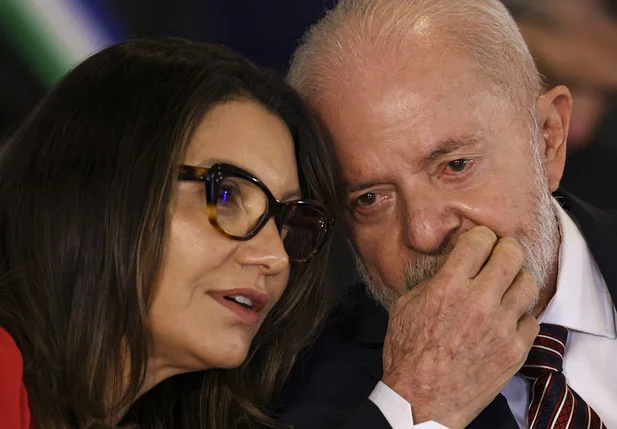 Janja e o presidente Lula