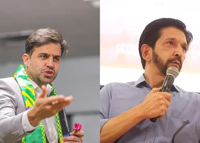 Pablo Marçal e Ricardo Nunes