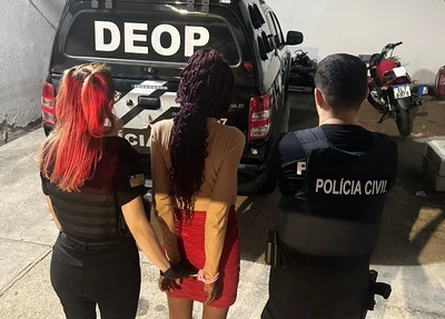 Polícia prende mulher acusada de praticar roubos no Centro de Teresina