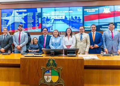 Posse da nova Mesa Diretora da Alema