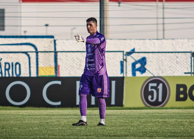 Rodrigo Carvalho, goleiro contratado pelo Piauí