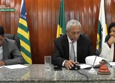 Sessão da Câmara Municipal de Valença do Piauí