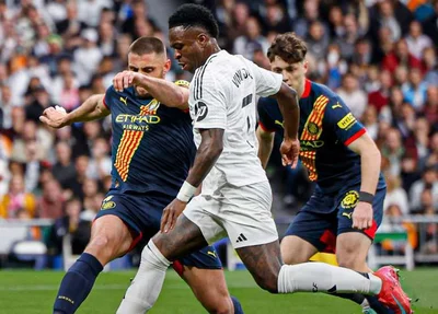 Vinicius Júnior em partida contra o Girona, pela La Liga