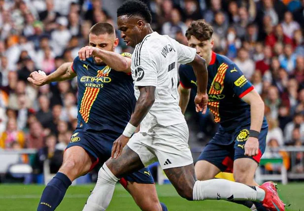 Vinicius Júnior em partida contra o Girona, pela La Liga
