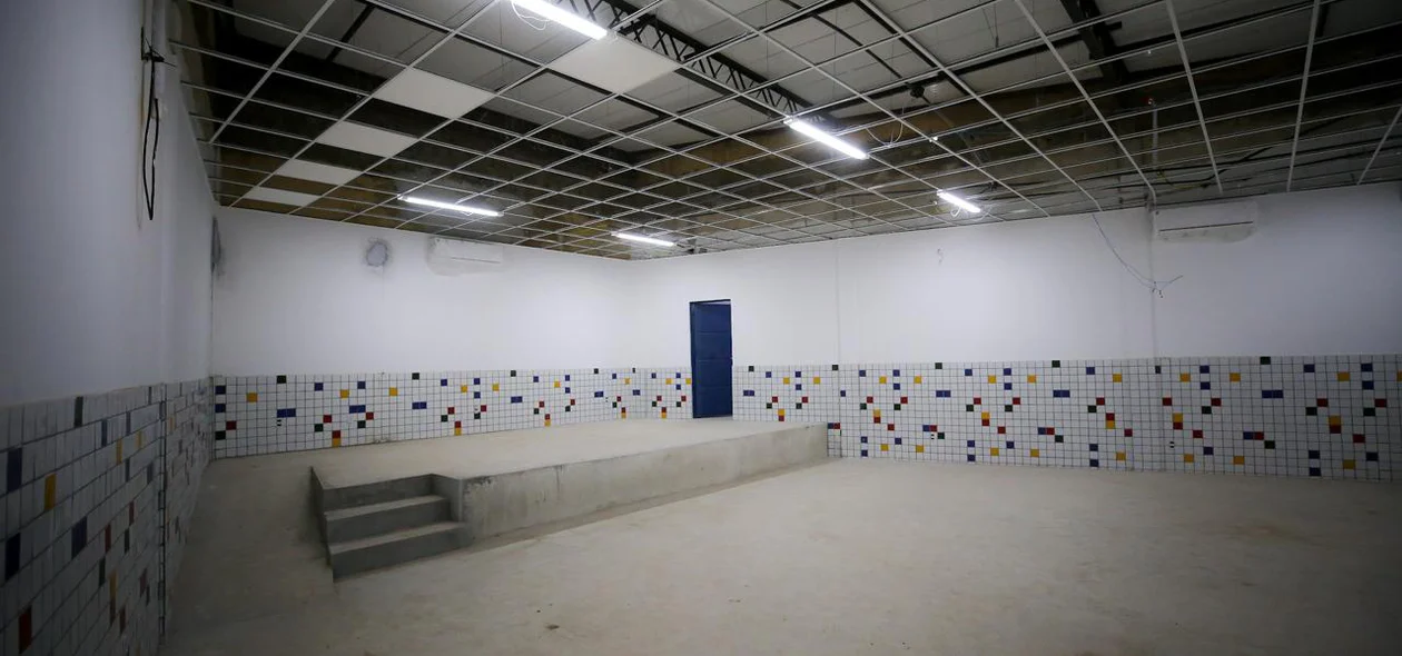 As obras estão com 90% de conclusão