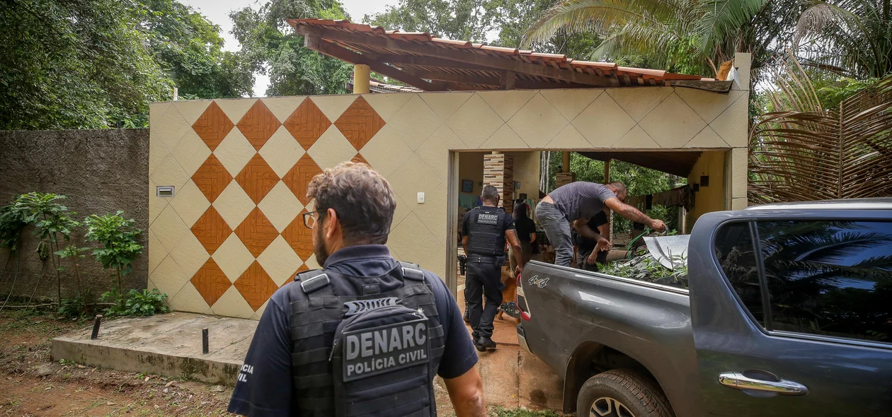 Casa de advogado preso em operação do DENARC