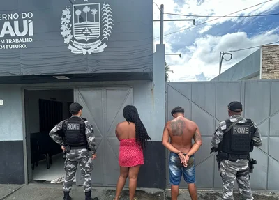 Casal preso em São Pedro do Piauí