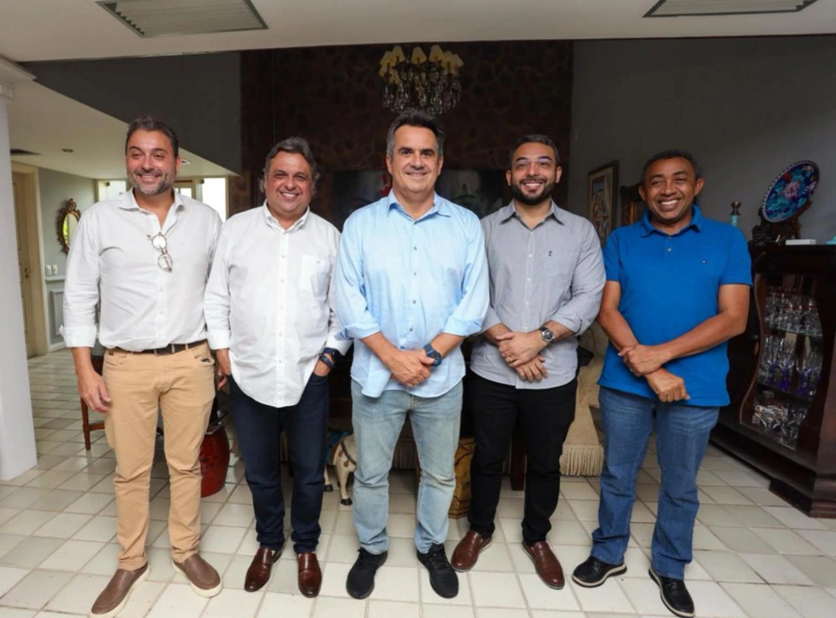 Ciro Nogueira e cúpula do Progressistas se reúne com prefeito Francisco Emanuel