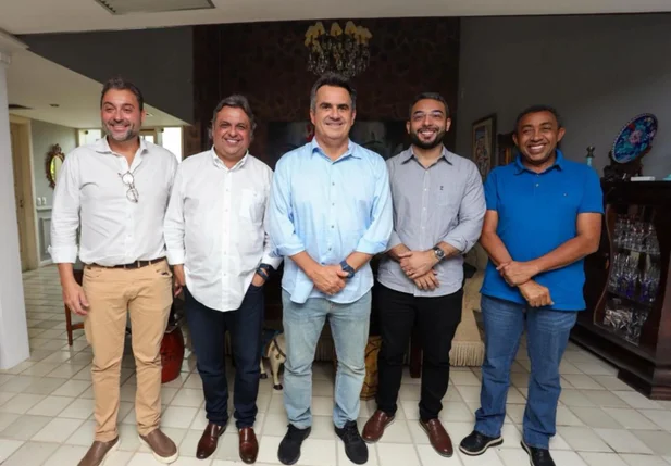 Ciro Nogueira e cúpula do Progressistas se reúne com prefeito Francisco Emanuel