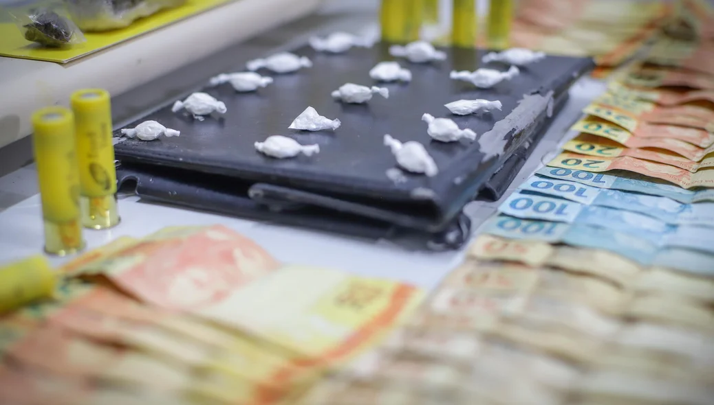Cocaína apreendida