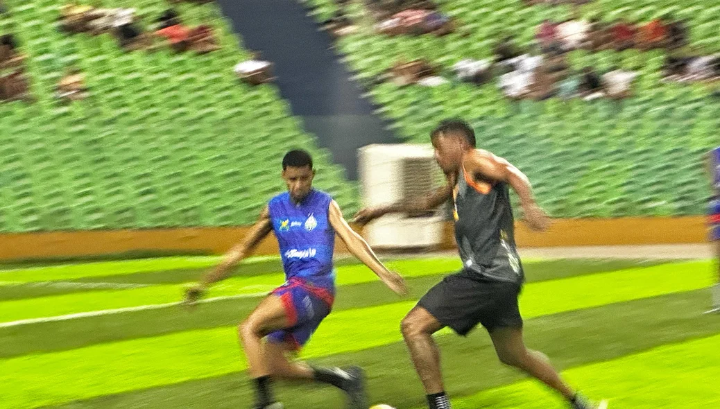 Confronto entre atletas no "X1 com Ney Silva"