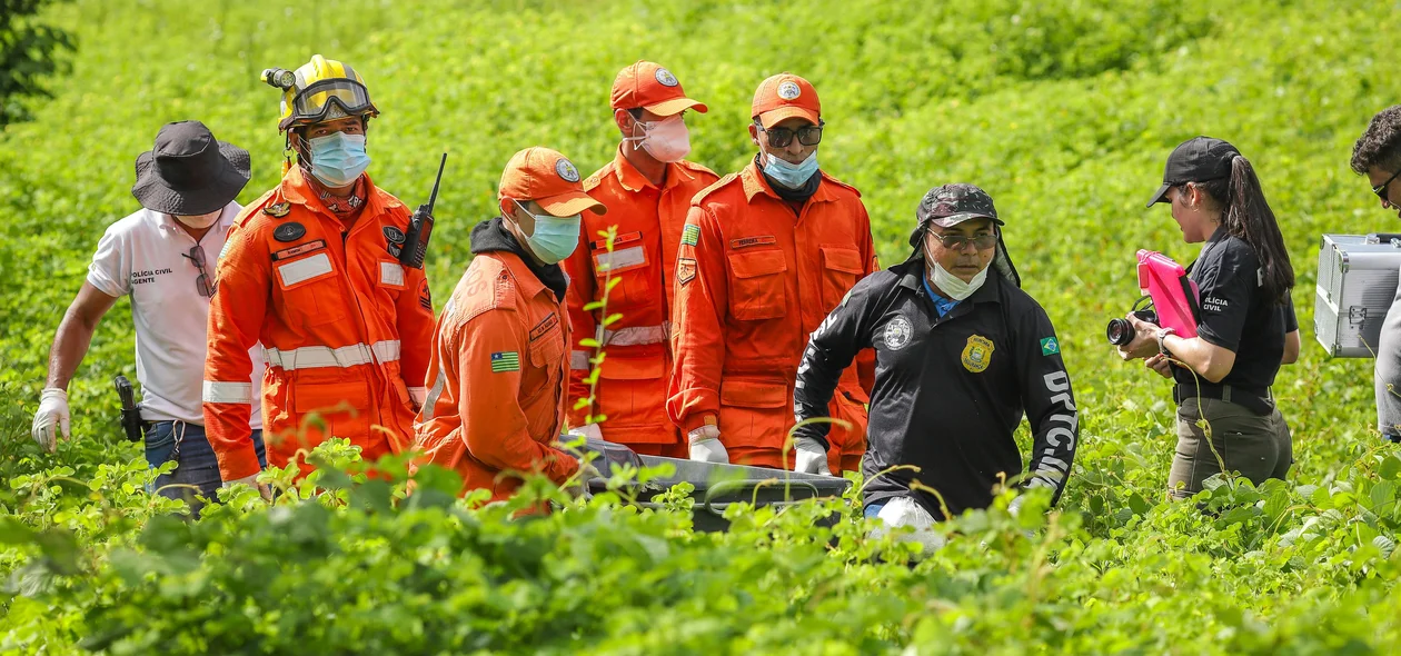 Corpo de bombeiros e Perícia