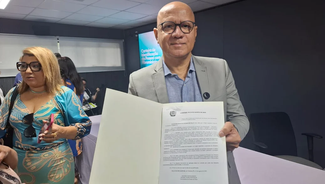 Deputado Franzé Silva, que é autor da lei que permite a carteira para fibromialgia