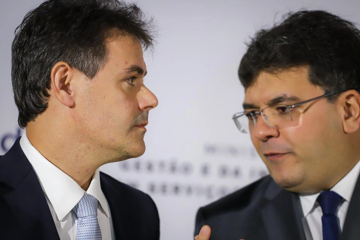 Deputado Severo Eulálio e o governador Rafael Fonteles