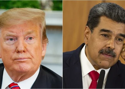 Donald Trump e Nicolás Maduro