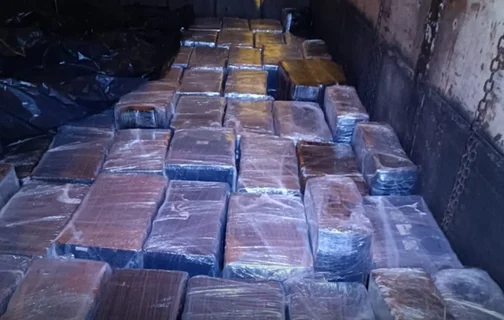 Droga apreendida pela PF em Céu Azul-PR