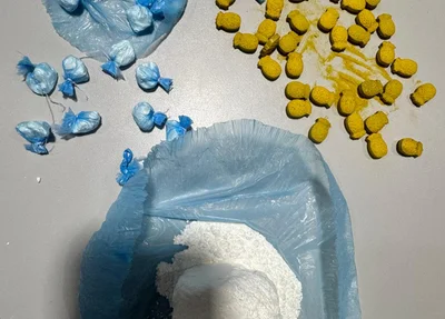 Drogas apreendidas pela polícia