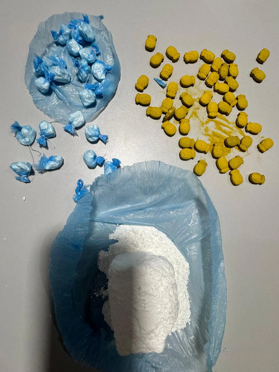 Drogas apreendidas pela polícia