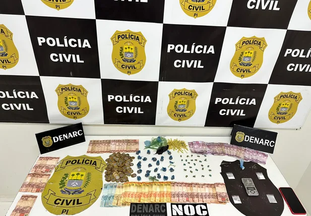 Entorpecentes apreendidos