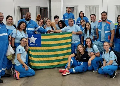 Equipe do SUS com o técnico de enfermagem