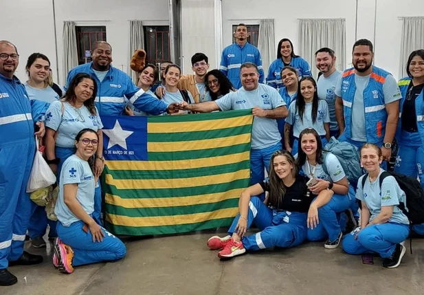 Equipe do SUS com o técnico de enfermagem